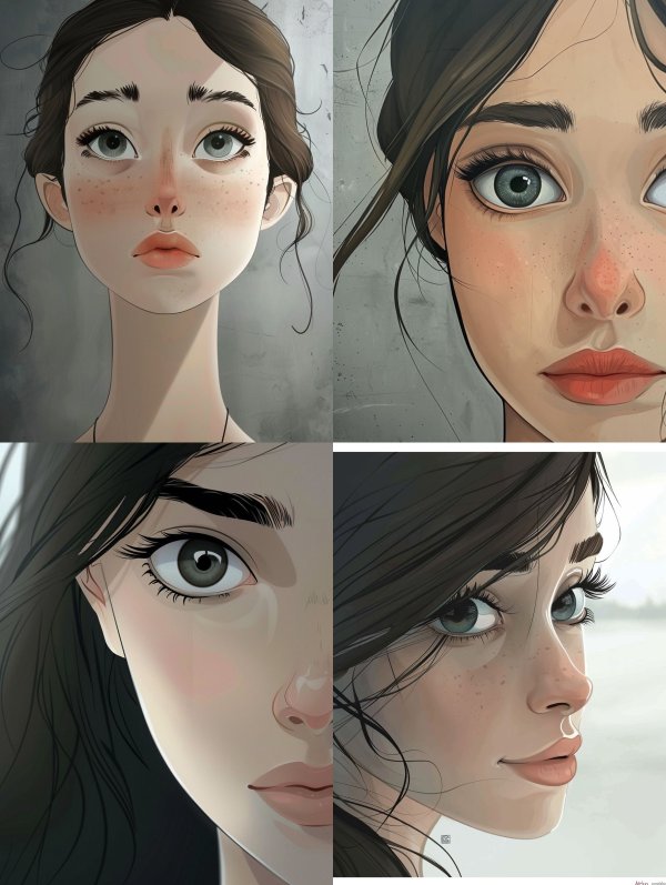 Ethereal Freckled Gaze