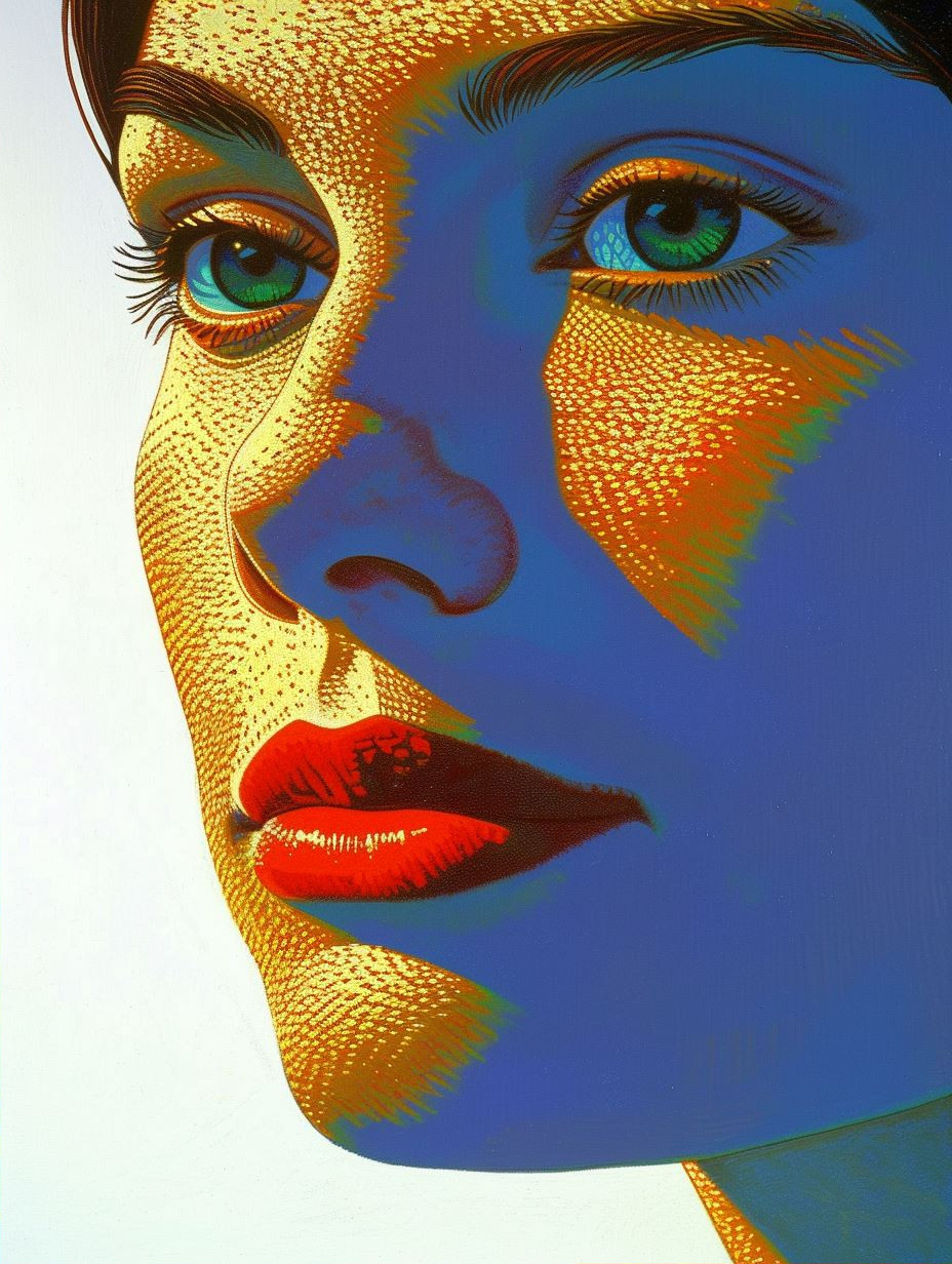Neon Prism Portrait Profile
