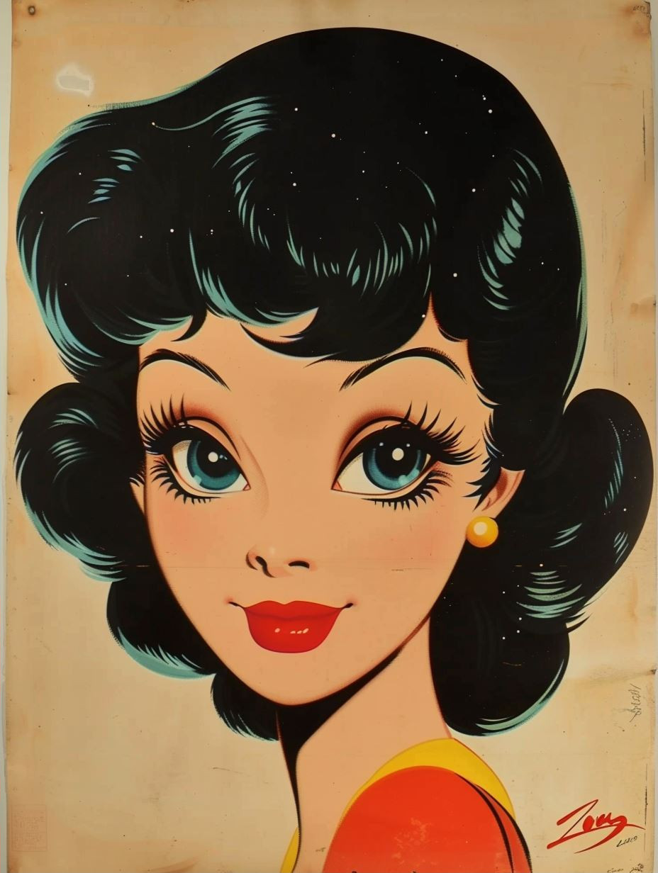 Vintage Doll Gaze
