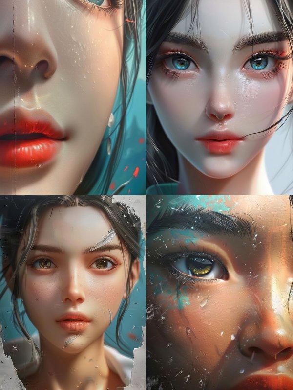Hyper-Realistic Ethereal Portrait Study