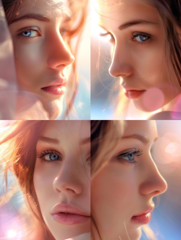Ethereal Glow Portrait Study