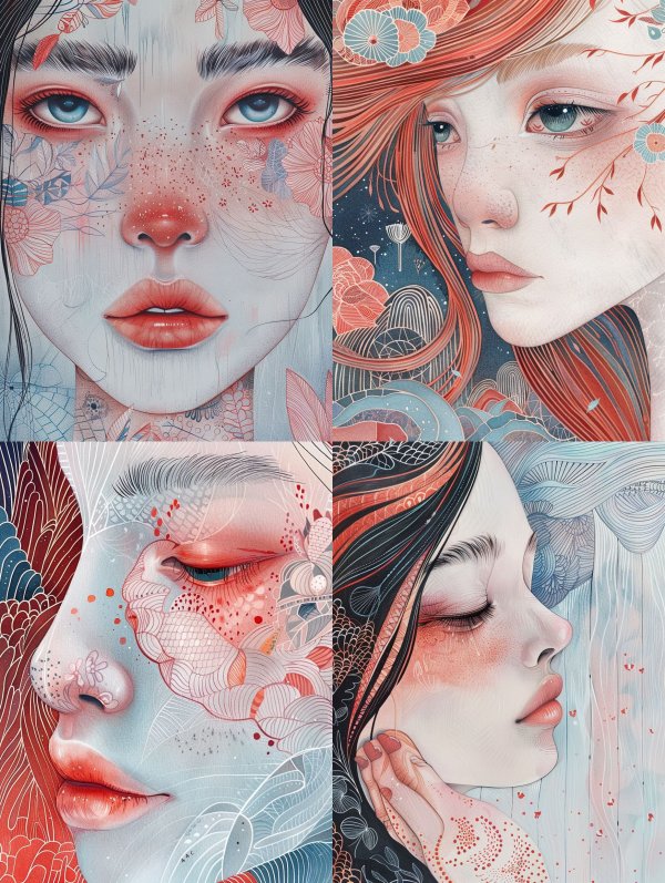 Floral Ethereal Portrait