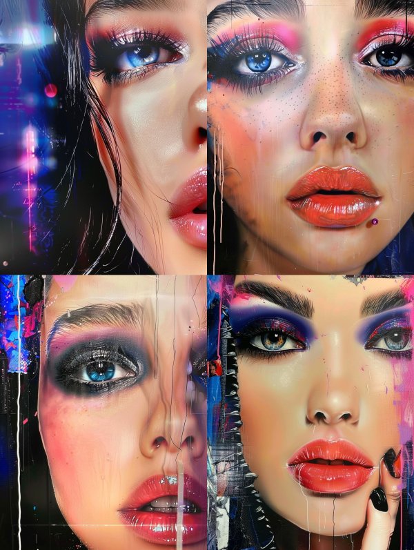 Neon Cyber Glamour
