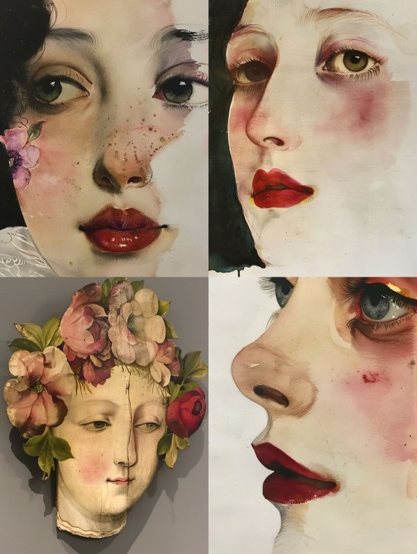 Ethereal Floral Portrait Studies