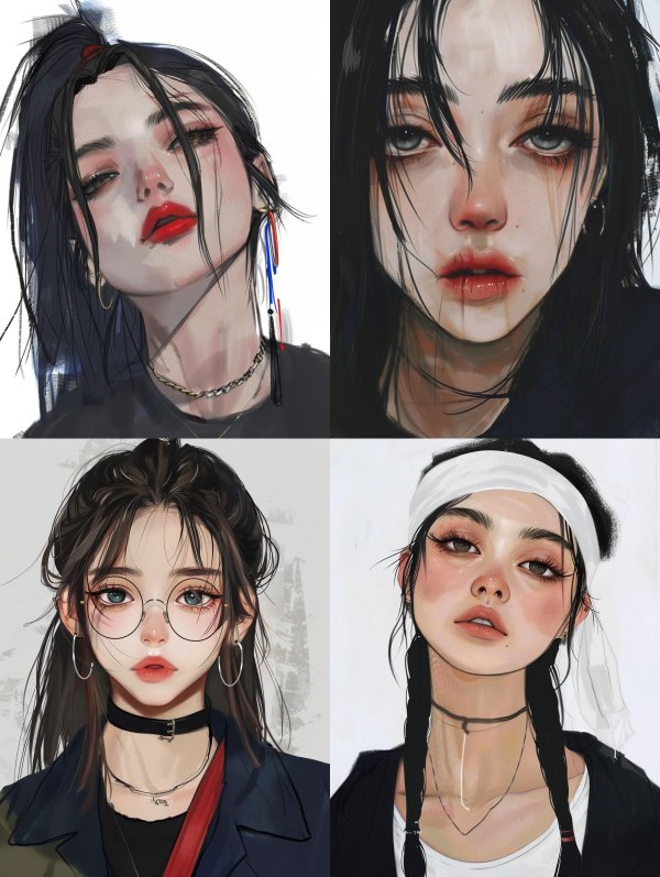 Modern Ethereal Digital Portraiture