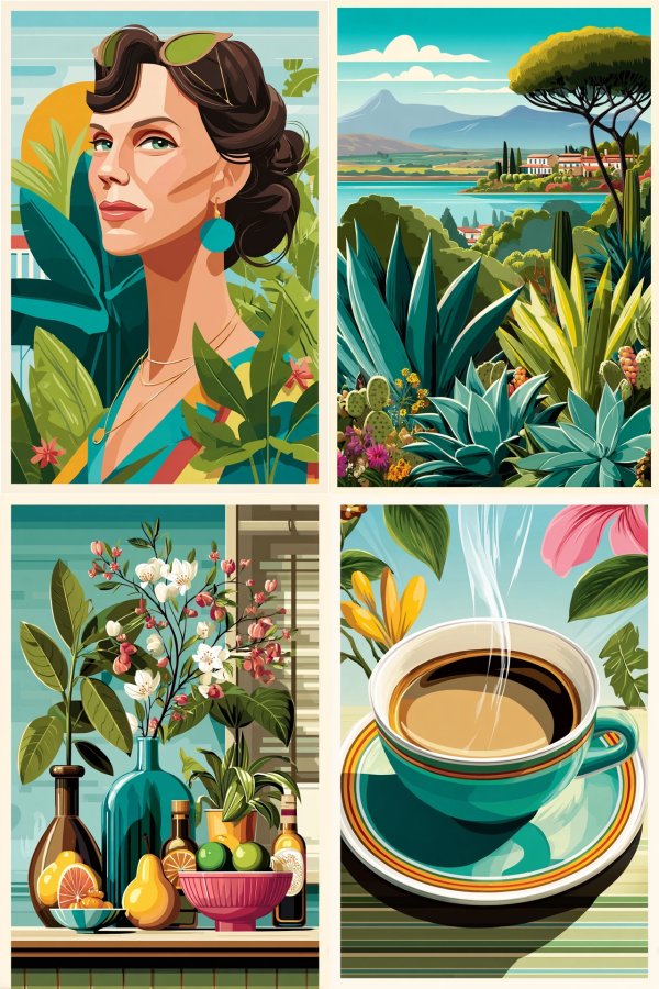 Tropical Vintage Glamour