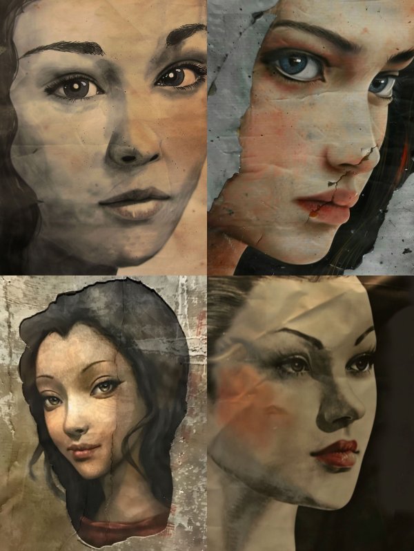 Ethereal Painted Portrait Studies