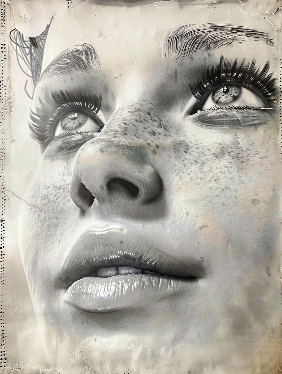Ethereal Freckled Dream Portrait