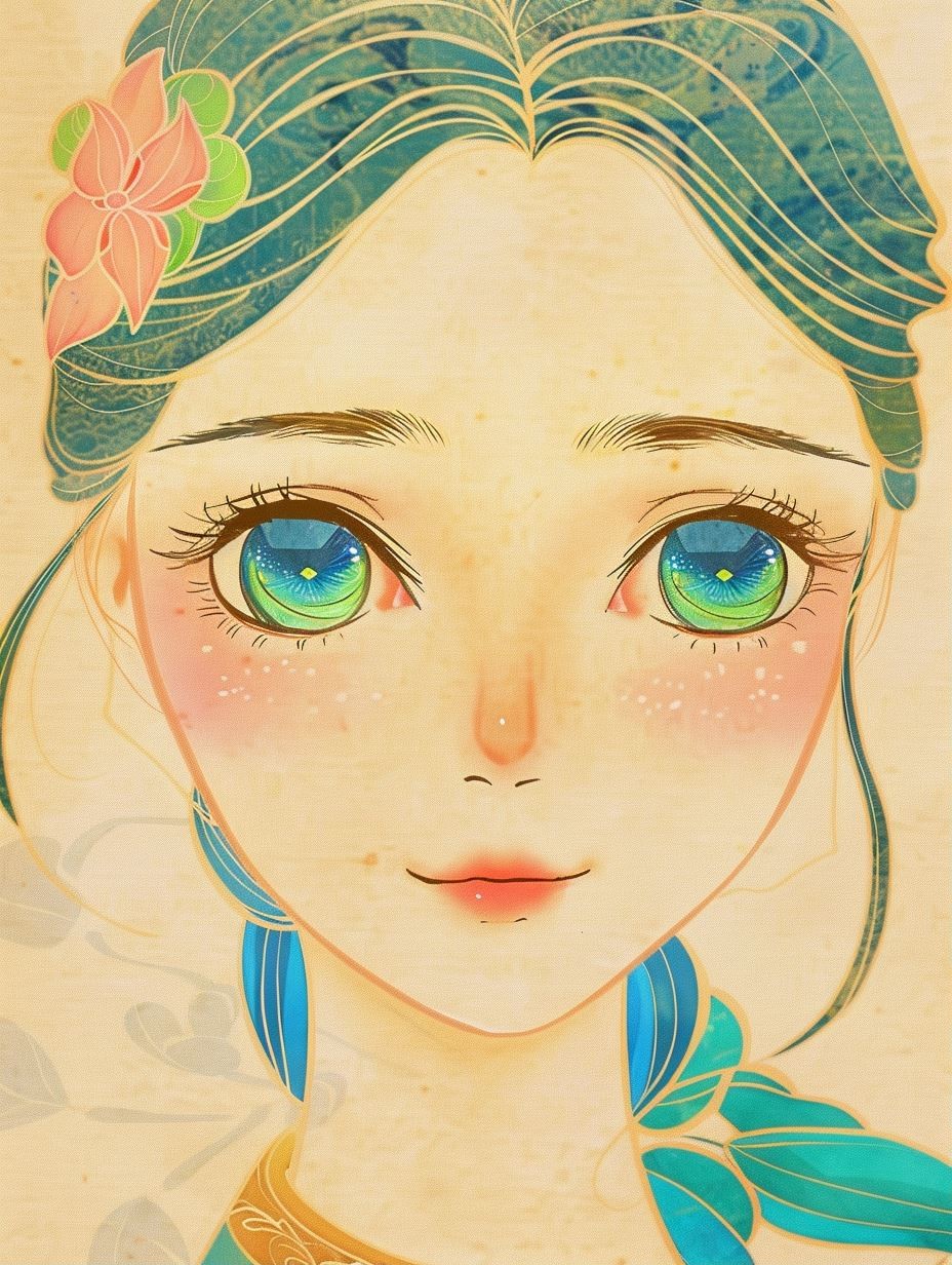 Azure Dream Portrait