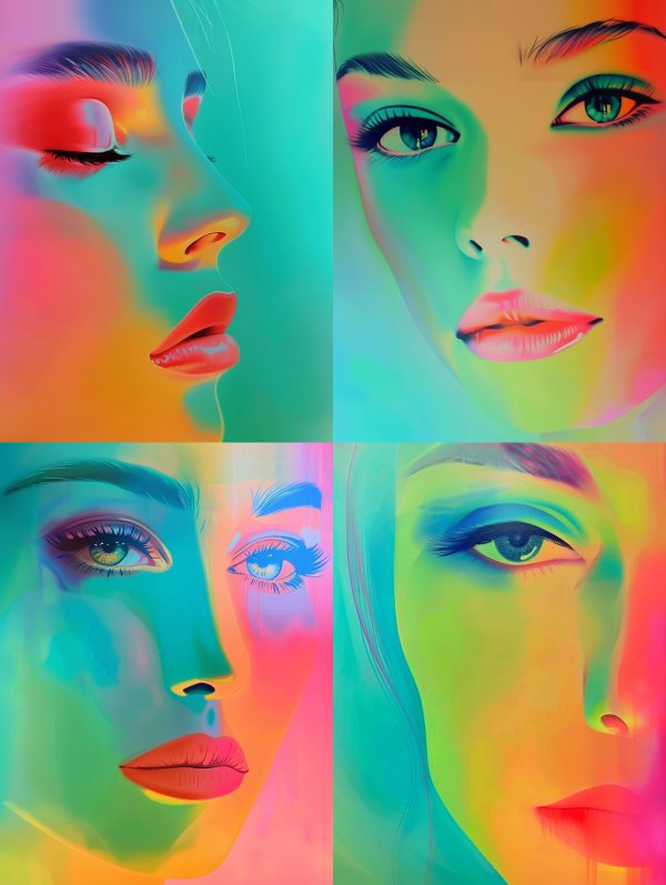 Neon Dream Portrait