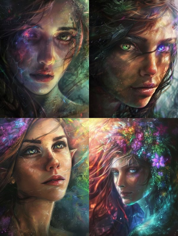 Celestial Fragment Portrait