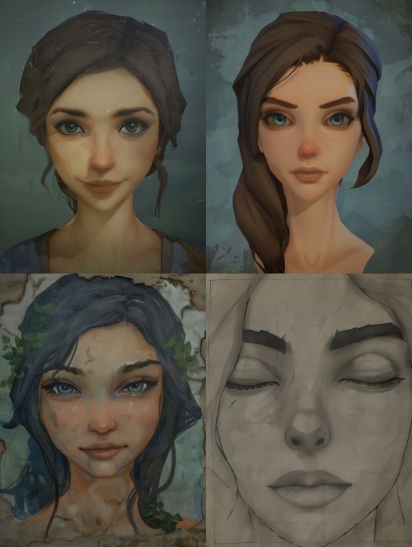 Ethereal Digital Portrait