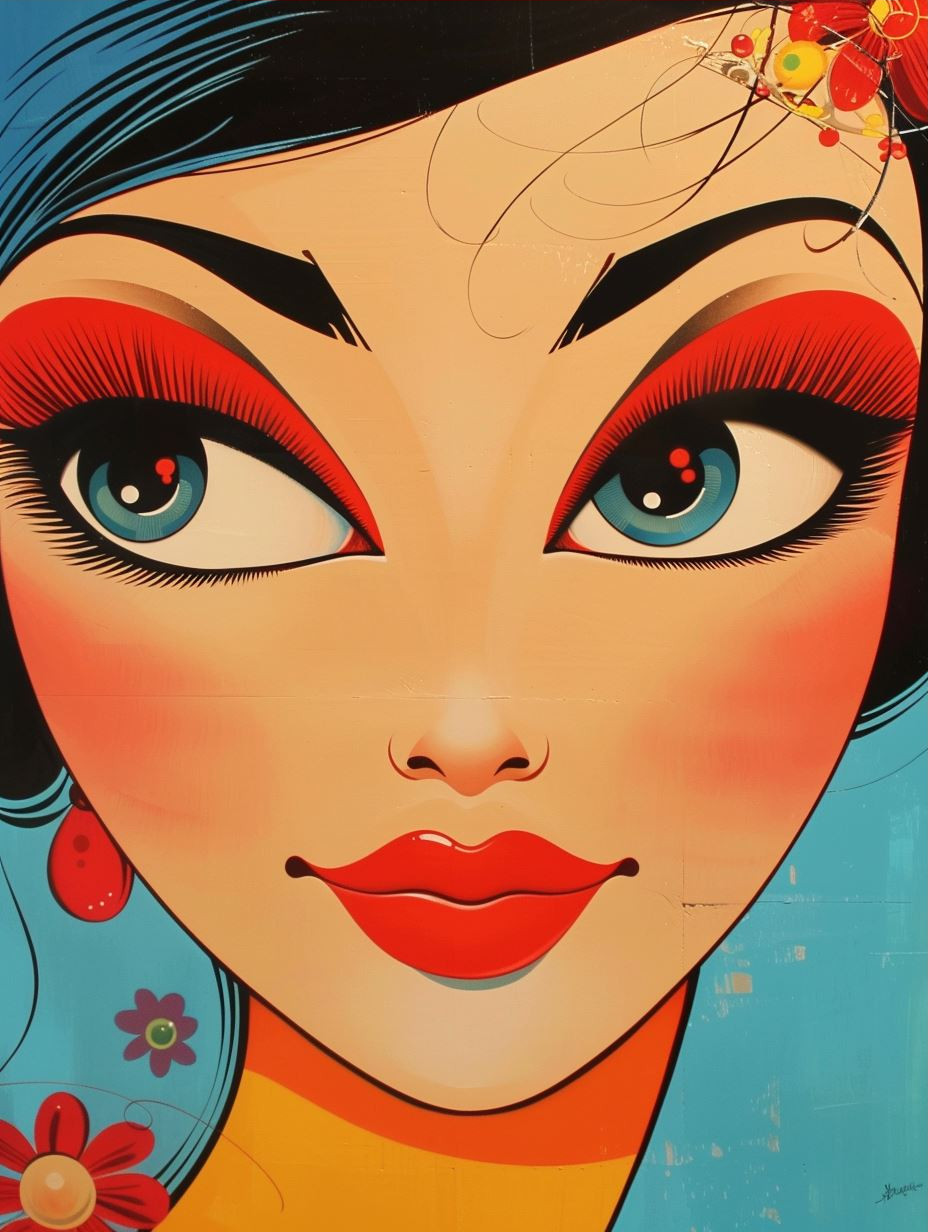 Vintage Doll Gaze