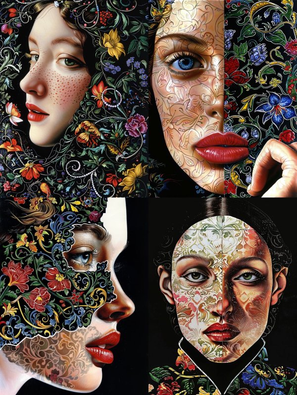 Floral Dream of Ethereal Beauty