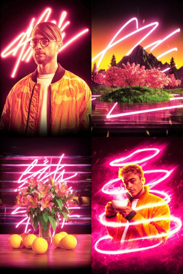 Neon Pulse Portrait