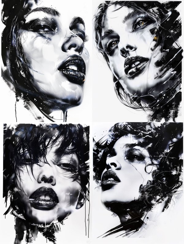 Ink Noir Elegance