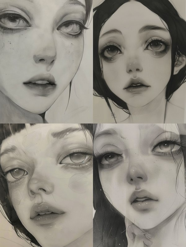 Ethereal Graphite Gaze
