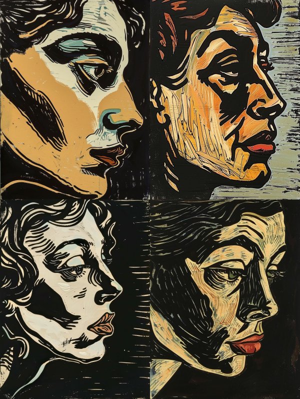 Noir Pop Portrait