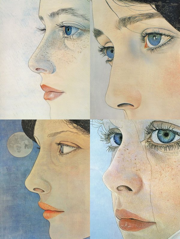 Ethereal Pastel Portrait Study