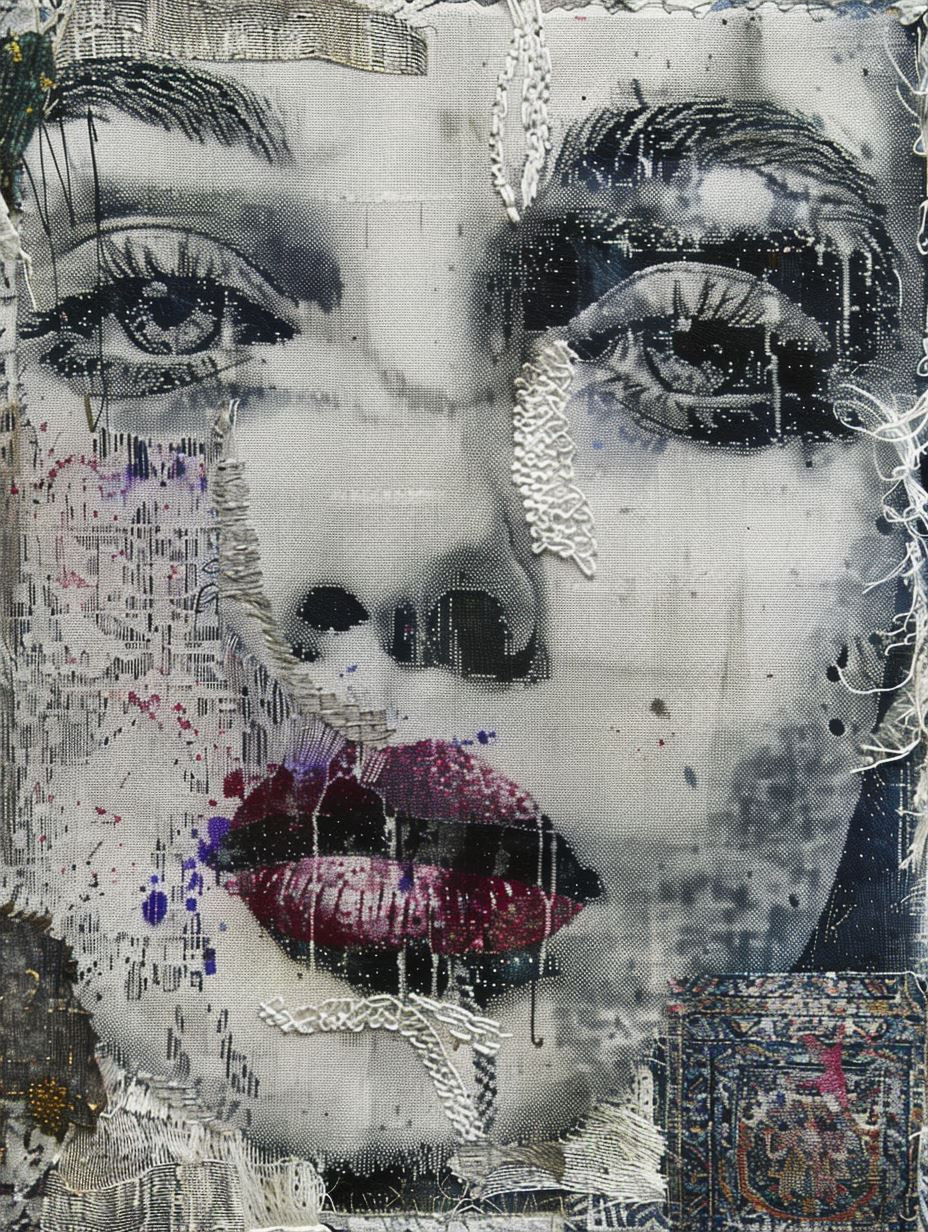 Fragmented Gaze of Mixed Media