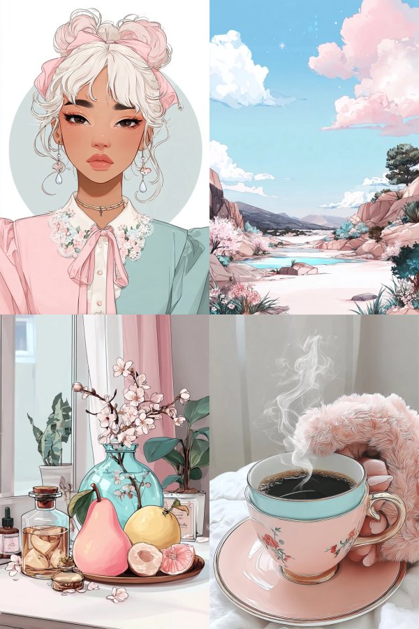 Pastel Dream Portrait