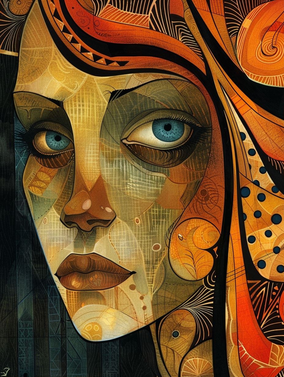 Geometric Soul Portrait - Image 1