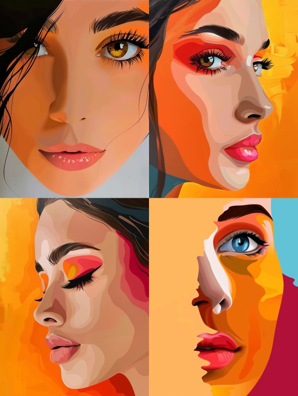 Amber Glow Portrait