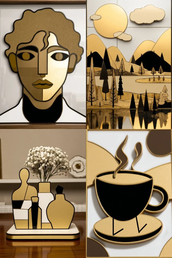 Golden Geometric Gaze