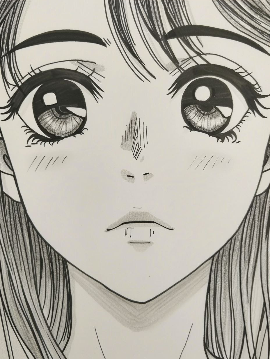 Soft Pastel Manga Portrait - Image 3