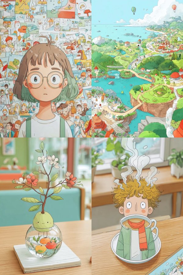 Manga Memory Collage