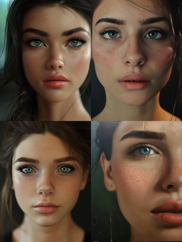 Hyper-Realistic Ethereal Portrait Study