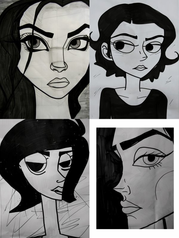 Ink Noir Portrait