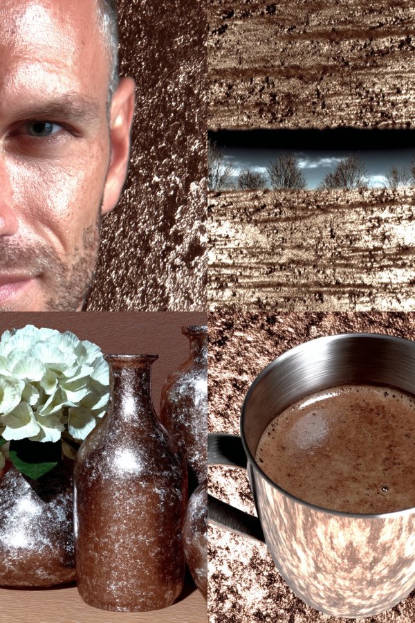 Raw Texture Portrait