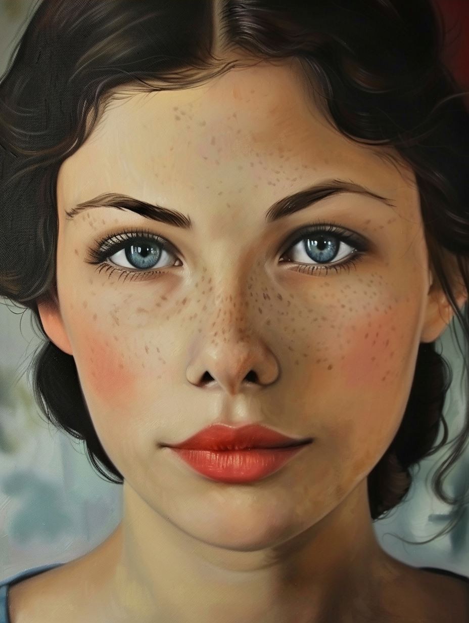 Velvet Gaze Portrait