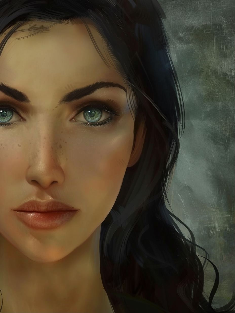 Mystic Gaze Portrait