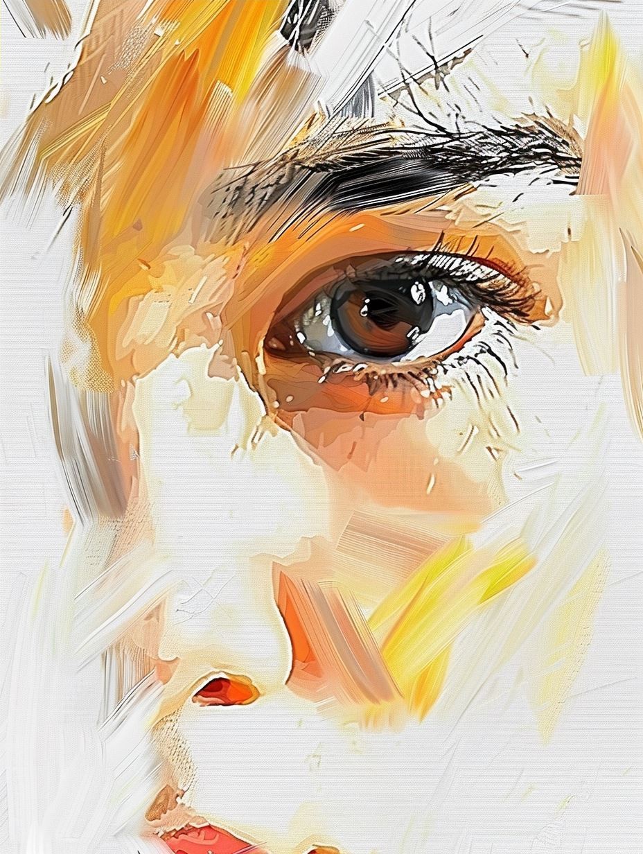 Abstract Impressionist Muse - Image 4
