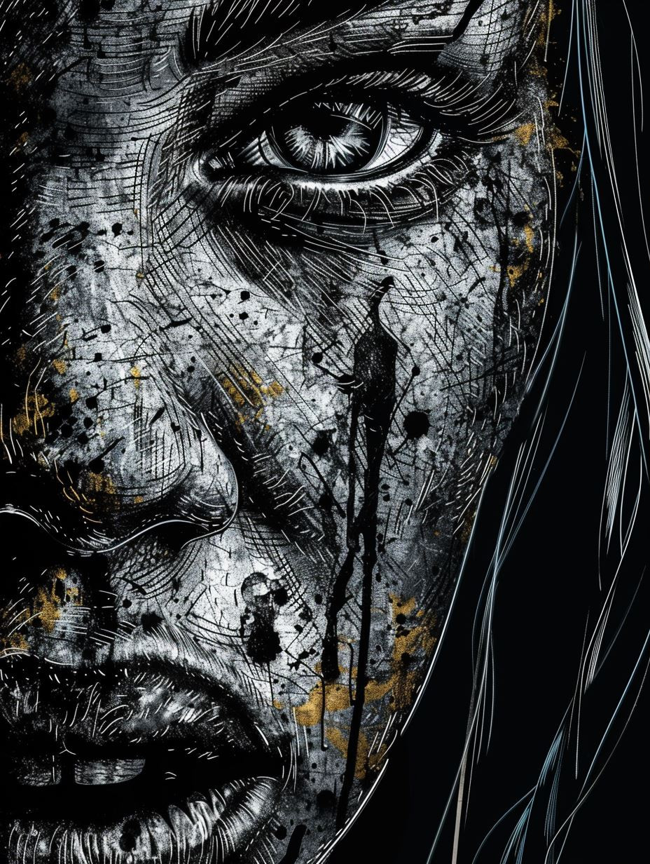 Gilded Decay Portrait Study
