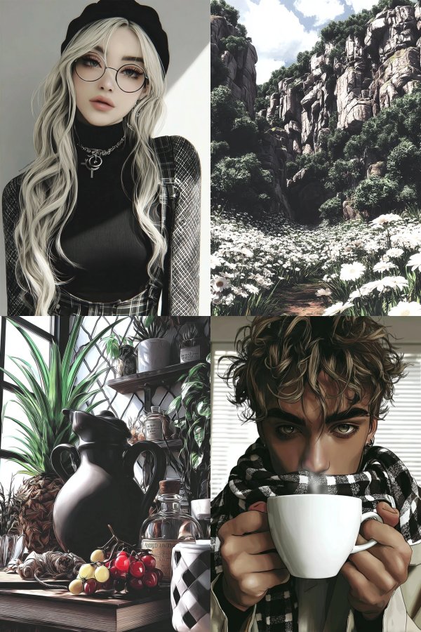 Silver Elegance Noir