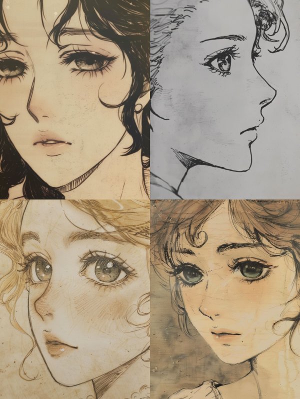 Vintage Manga Elegance