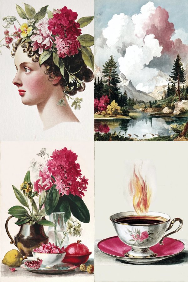 Floral Victorian Elegance