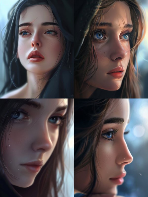 Ethereal Portraits of Melancholy Beauty