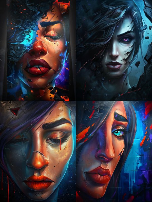 Neon Shattered Soul