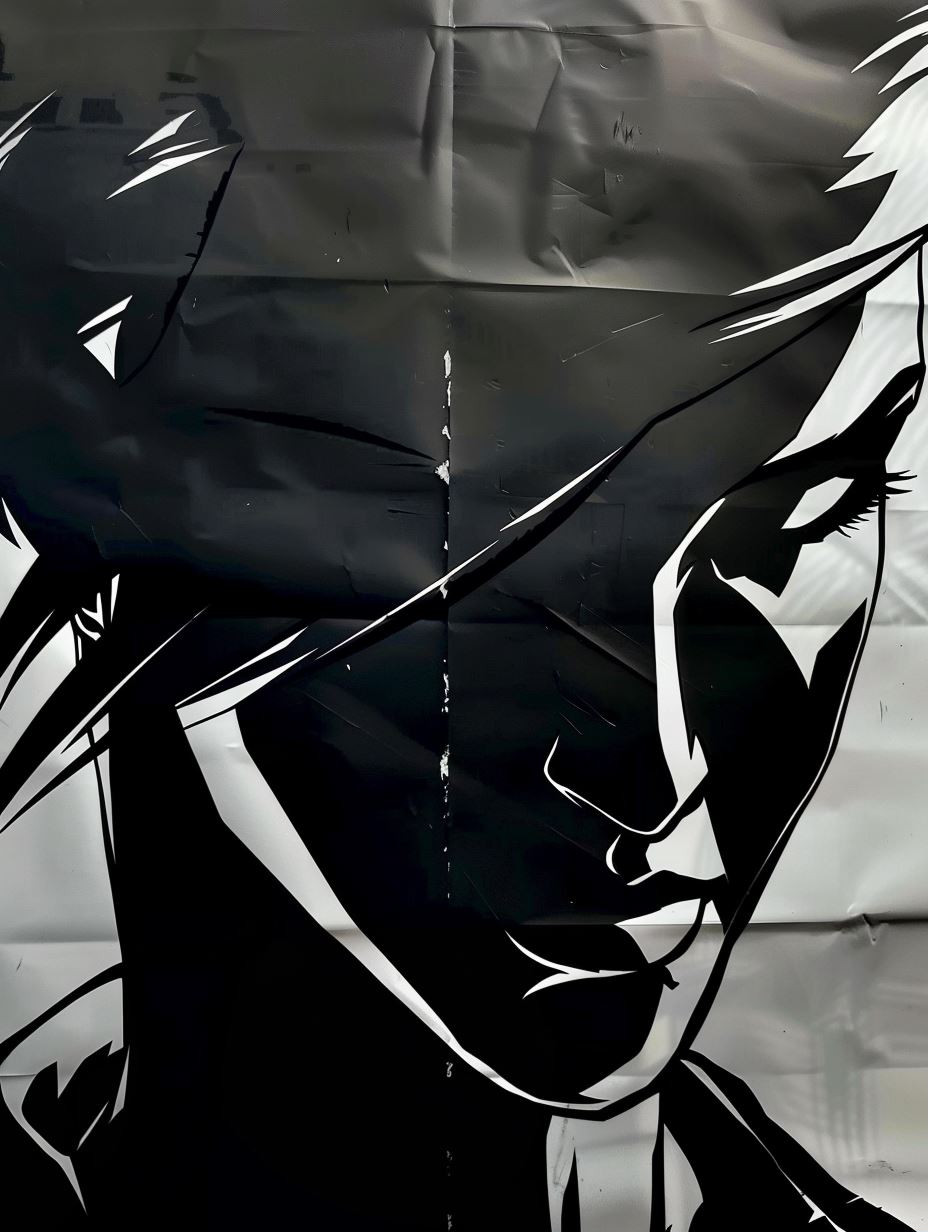 Noir Urban Graphic Portrait