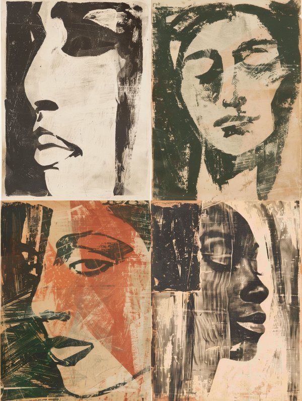 Ink Shadow Portrait