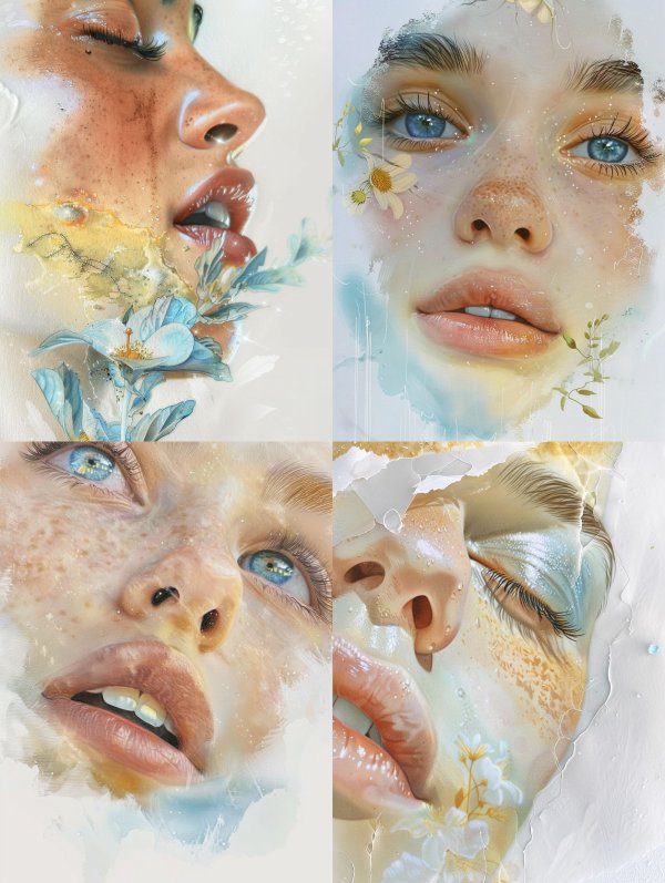 Ethereal Floral Fusion