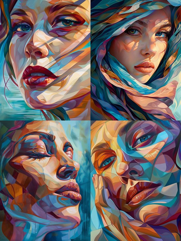 Prismatic Soul Portrait