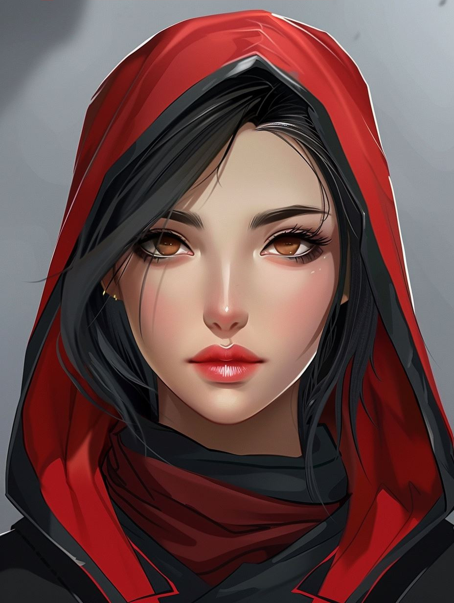 Crimson Shadow Elegance