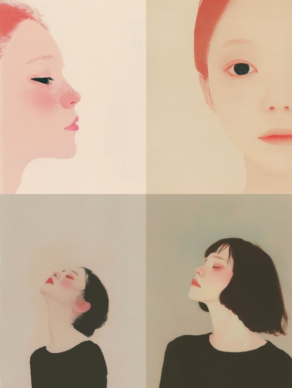 Minimalist Ethereal Portrait Study