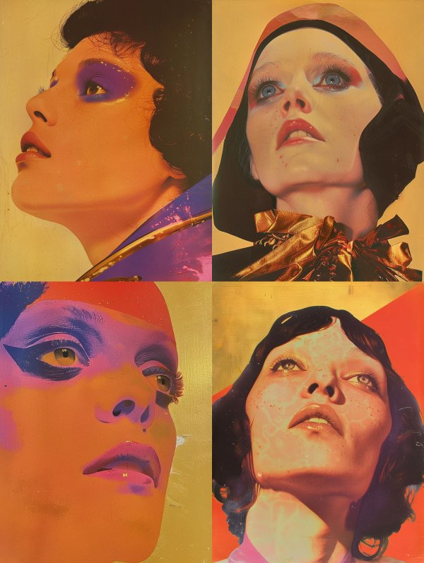Retro Neon Glamour