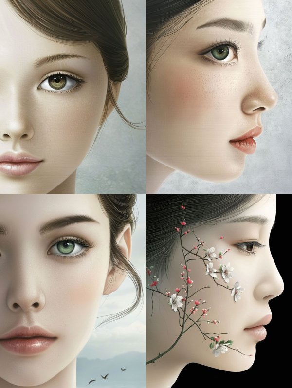 Ethereal Porcelain Beauty
